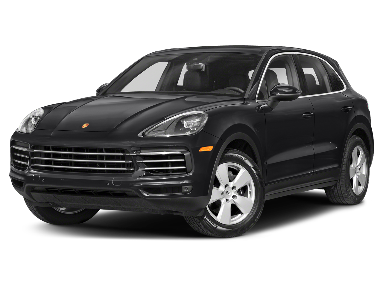 2019 Porsche Cayenne S in Black — front three-quarter view