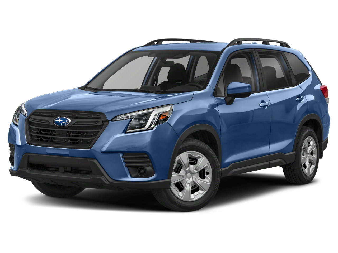 2023 Subaru Forester Base in White — front three-quarter view