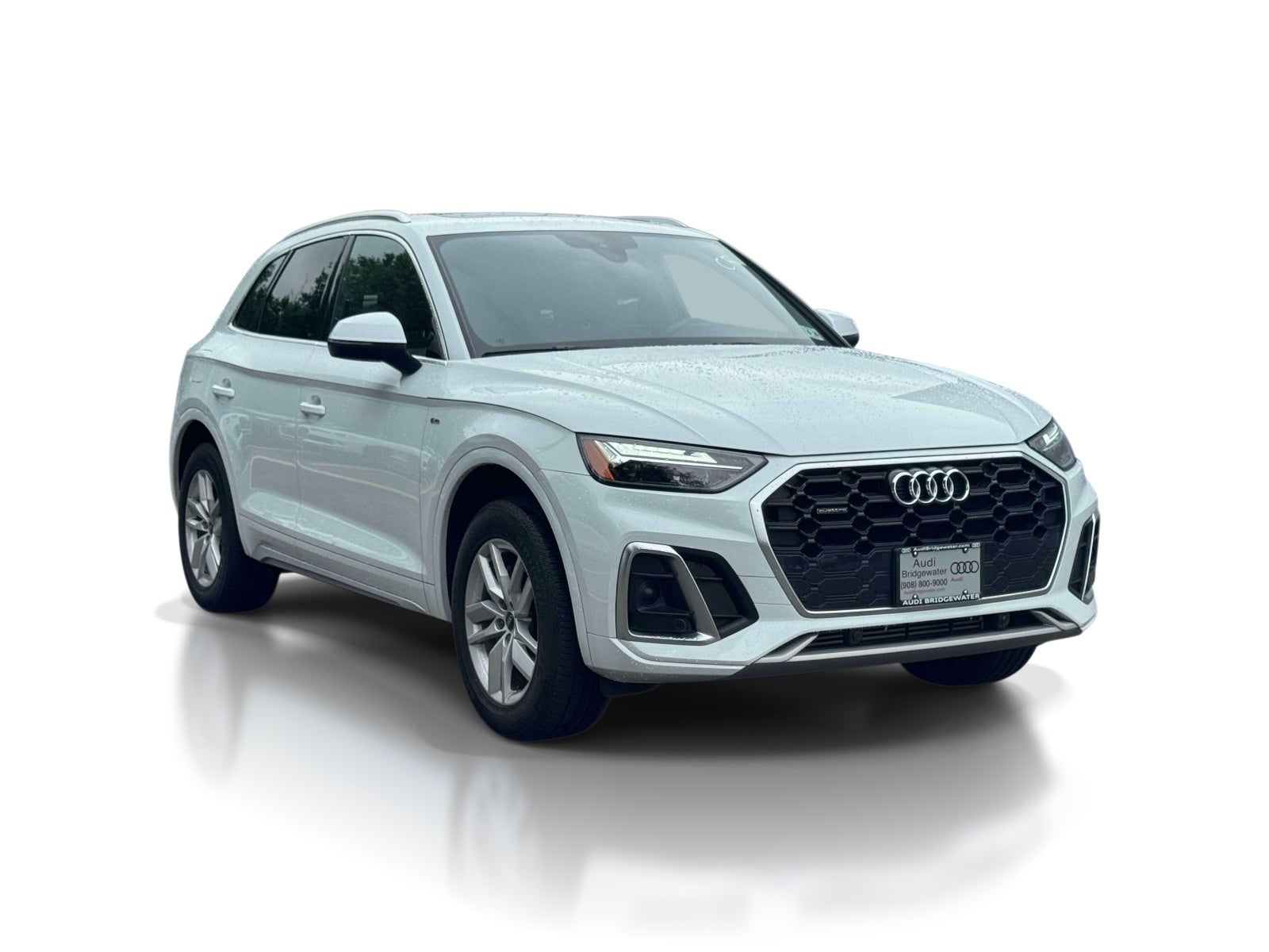 2023 Audi Q5 S line Premium 45 TFSI quattro in White — front three-quarter view