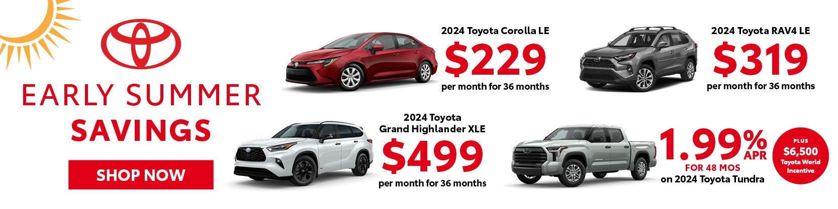 Toyota World of Lakewood April 24 Lease Banner Mobile